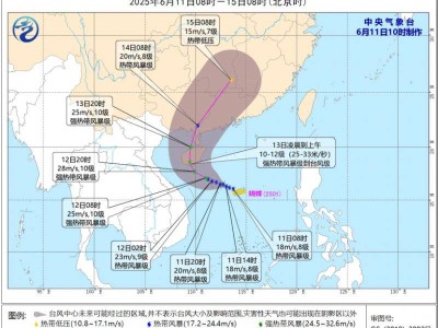 2025年第1号台风蝴蝶最新消息（登陆时间+地点）