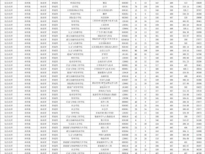 三亚学院录取分数线2024（海南省）