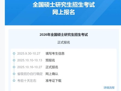 2026常州大学考研报名时间+入口