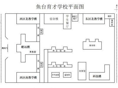2025鱼台县育才学校中考考场分布图