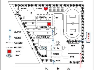 2025济宁学院附属高级中学中考考场分布图