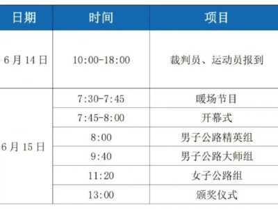 2025常熟大运河虞山之巅公路自行车爬坡挑战赛比赛时间