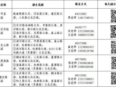 2025年郑州巩义市秋季幼儿园招生指导意见