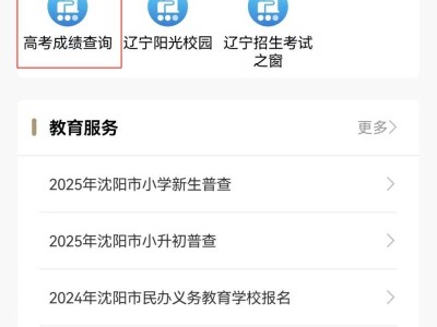 辽宁沈阳高考成绩手机能查得出来吗2025