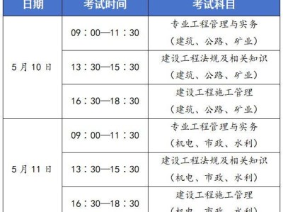 苏州二级建造师考试安排（准考证打印+时间+考点）