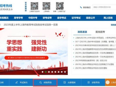 上海高考成绩查询入口官网网址