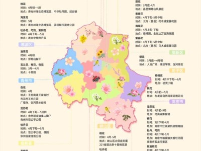 2025潍坊城区赏花时间地图