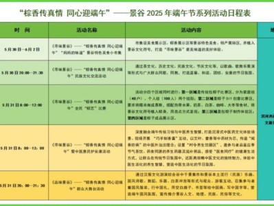 “粽香传真情 同心迎端午”景谷2025年端午节系列活动