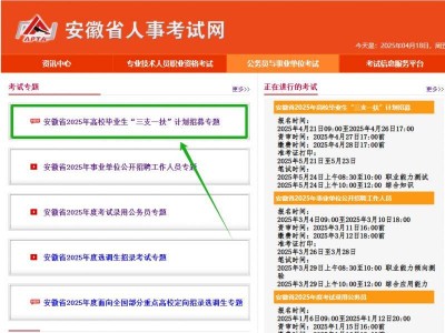 安徽2025三支一扶网上报名入口(www.apta.gov.cn)