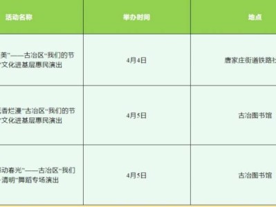2025唐山古冶区清明节活动(活动时间+活动内容+活动安排)