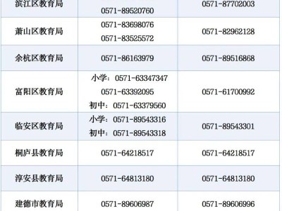 2025杭州小升初常见问题汇总
