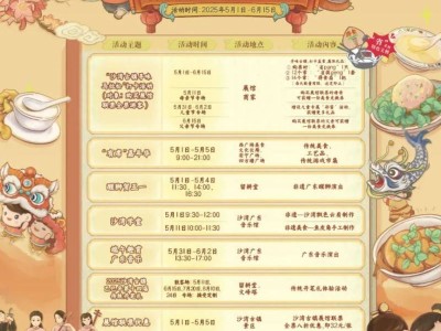 2025年广州沙湾古镇五一系列活动（时间＋活动）