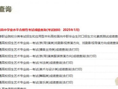 安徽省2025年普通高中学业水平合格性考试成绩查询