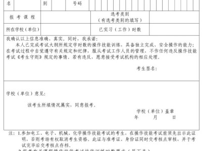 2026广东中职专业技能课程考试操作技能考试实习证明(岗位工作证明)