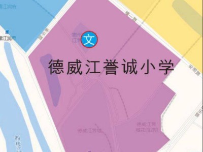 惠州惠城马安镇学区划分范围+示意图
