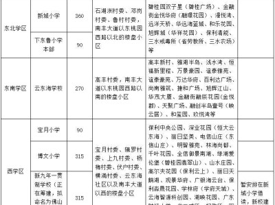 2025三水云东海街道公办小学报名指南