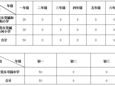 2025东莞莞城街道非户籍学生积分入学方案