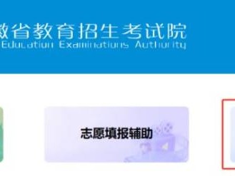 安徽高考志愿填报系统操作指南（附流程图）