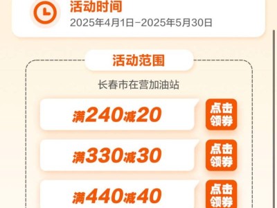 2025长春中石化夜间加油优惠(时间+范围+金额)