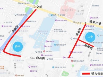 2025年福州福清中考考点及交通管制措施
