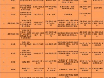 2025沧州春节非遗过大年系列活动时间+地点