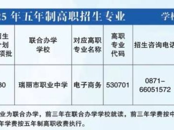 昆明冶金高等专科学校2025年高职招生简章