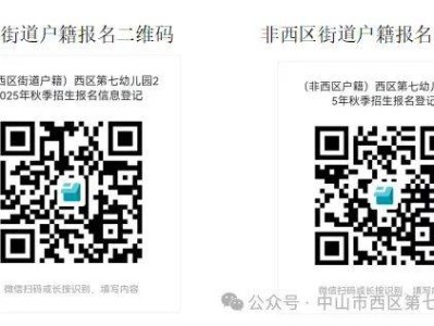 2025中山市西区第七幼儿园秋季招生公告（报名入口/学费/报名材料/联系电话）