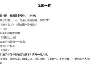 2025山东高考语文作文题目