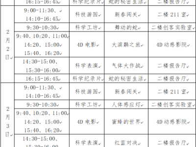 2025福建省科技馆春节活动攻略(时间+地点+介绍)