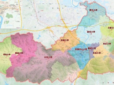 惠阳永湖镇小学学区划分图