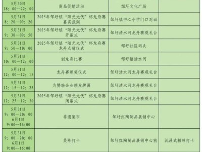 2025年南宁宾阳邹圩镇龙舟赛时间+地点+安排