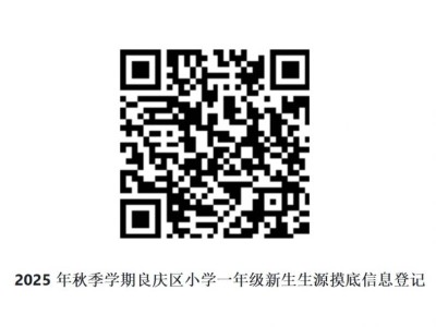 2025年南宁良庆区小学新生入学摸底登记入口
