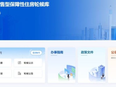 惠州配售型保障房轮候登记指南(条件+时间+流程)