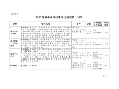 2025麻章公办小学升学政策（时间+报名入口）