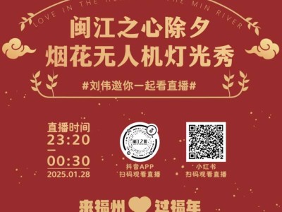 2025福州闽江之心除夕烟花秀攻略(时间+地点+直播观看)