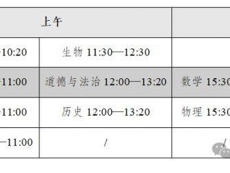 2025年西藏中考时间
