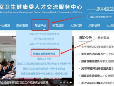 云南卫生人才评价考试官网登录入口