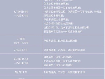 2025浙江高考填报志愿时间和截止时间（附志愿填报官网入口）