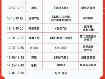 2025厦门第20届元宵民俗文化节攻略(时间+地点+活动)