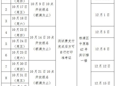 上海市2025年10-11月普通话水平测试报名公告