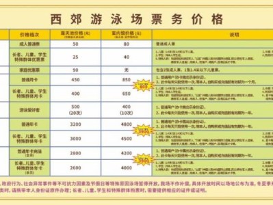 广州西郊游泳场游玩攻略（票价+开放时间）