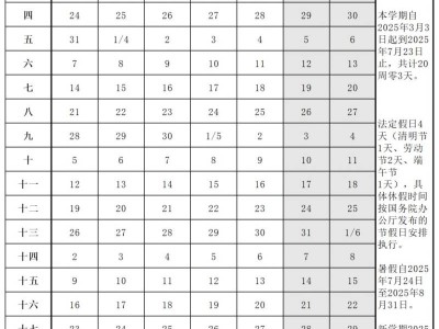 2025大连高中寒假放假时间公布