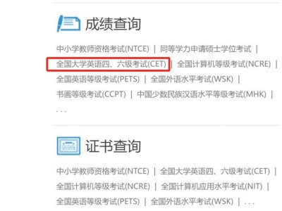 英语四六级证书电子版查询流程+入口