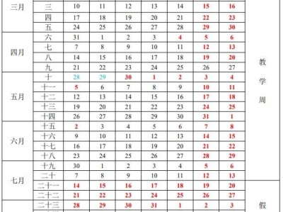 沈阳大学2024—2025第二学期校历