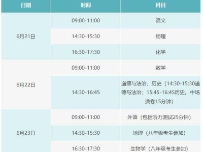 2025邯郸魏县中考温馨提示