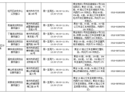 常州经开区身份证办理地点+时间+电话(最新)