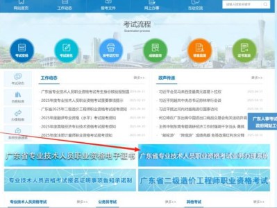 广东省专业技术人员职业资格考试业务办理系统操作指南