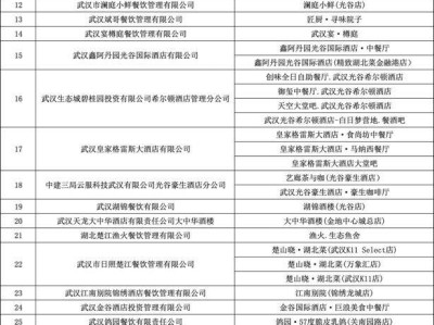 2025武汉光谷新春消费券活动商户名单