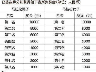 2025澜湄合作大理马拉松奖金发放指南