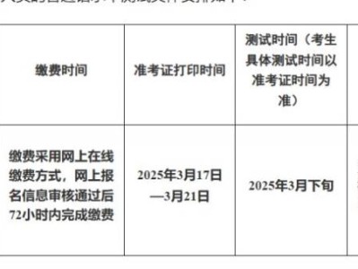 济宁2025年3月份普通话水平测试报名通知